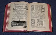 Opened volume of the encyclopaedia of all technology by Otto Lueger, 1904