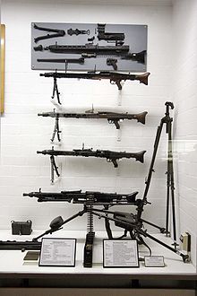 Daug įvairių MG 42 rūšių.