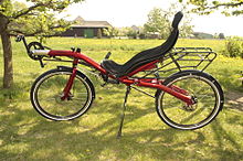 A recumbent (here a short recumbent)