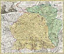 Magnus Ducatus Lithuania, Tobias Lotter, 1780