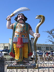 Socha Mahišasury, Chamundi Hills, nedaleko Mysore