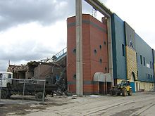 Maine Road futbola laukuma nojaukšana