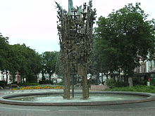 Carnival fountain in Mainz
