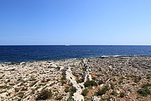 Positive weathered fracture network in Malta