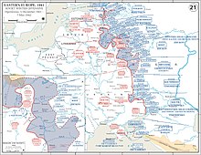 Soviet territorial gains during winter counteroffensive