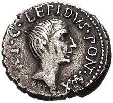 Lepidus på en mønt