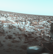 Frost på Viking 2's landingssted i Utopia Planitia