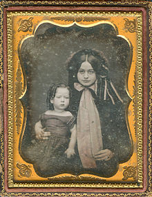 Mary Custis Lee en Robert E. Lee, Jr. in 1845