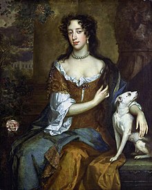 Marie z Modeny v roce 1685, kdy se její manžel stal králem. Malba podle Willema Wissinga.