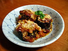 Melanzane alla Parmigiana, o berenjenas a la parmesana.  