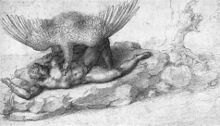 Michelangelo, Trest Titya, kolem roku 1532  