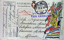Postcard from the front (1918)