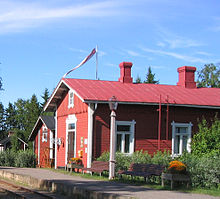 Minkion rautatieasema Jokioisissa  