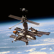 The Soviet space station Mir
