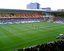 The interior of the Molineux Stadium