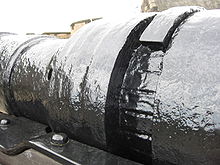 Scoppio dell'anello di ferro che ha messo fuori uso il cannone