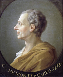 Montesquieu. Obraz z roku 1728. Nyní se nachází v muzeu ve Versailles.