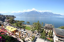 Genevesøen fra Montreux