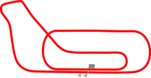 Monza, jota käytettiin vuosina 1922-1933  