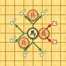 Green trains are allowed, red ones are not.