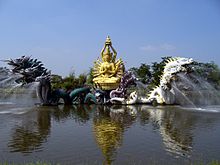 Statue of the Guanyin in Mueang Boran in Thailand