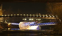 Mur Island by night