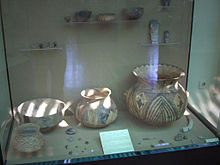 Relatief eenvoudig aardewerk voor dagelijks gebruik: aardewerk gevonden in Çatal Höyük - zesde millennium v.Chr.
