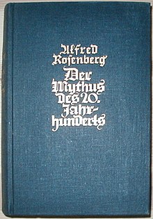 "The Myth of the 20th Century," cover of the 143rd-146th edition of 1939.
