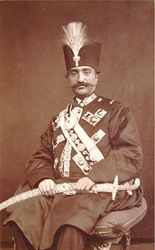 Nāser ad-Din Shāh (ca. 1870), the most important shah of the Kajar dynasty
