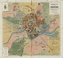 "Greater Krakow" in 1916.
