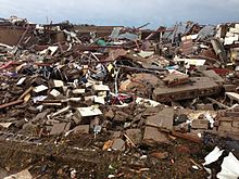Tornadoes regularly cause serious damage.