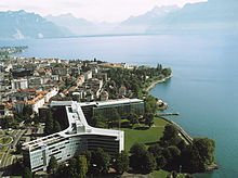 Hoofdkantoor van Nestlé in Vevey, Zwitserland