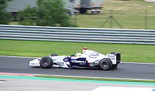 Nick Heidfeld získal první pódiové umístění BMW ve Velké ceně Maďarska 2006.