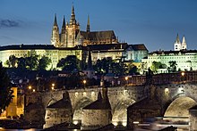 Pražský hrad je sídlem prezidenta České republiky.