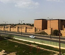 Reconstruction of the city wall with the Mashki Gate