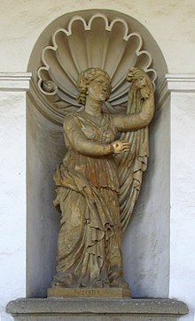 Apollo și Diana atacând-o pe Niobe și pe copiii ei de Anicet-Charles-Gabriel Lemonnier  