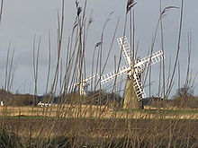 Typický pohled na Norfolk Broads