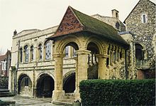 Normandisk trappa, King's School, Canterbury
