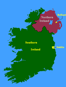 Irlanda del Nord e del Sud.