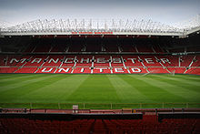 L'Old Trafford visto dalla tribuna sud
