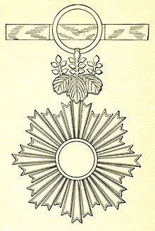 Řád vycházejícího slunce, cca 1902  