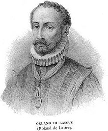 Orland di Lassus (Roland de Lattre). (Idealisiertes Porträt).