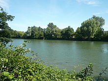 View from the Seine to the Île des Impressionnistes