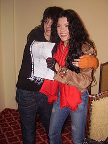 Ruslana (s vějířem, v Rumunsku)  