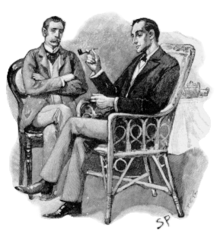 Sherlock Holmes in Dr. Watson