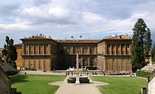 The garden facade today