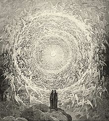 L'immagine del paradiso di Gustave Doré dalla Divina Commedia