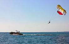 Parasailing in Kumköy (Turkey)