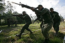 Brazylijscy marines w szkoleniu.