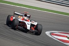 Maldonado alla guida di ART Grand Prix durante il round turco della stagione 2009 della GP2 Series.